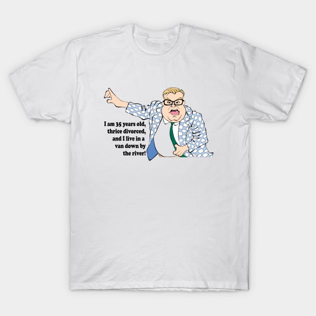 SNL CHARACTER FAN ART!! T-Shirt by cartoonistguy